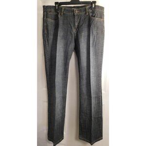 Daisy Fuentes Women's Dark Stone Wash Denim Jeans